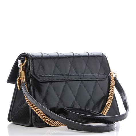 givenchy gv3 medium bag black|GIVENCHY Goatskin Quilted Medium GV3 Shoulder Bag Black .